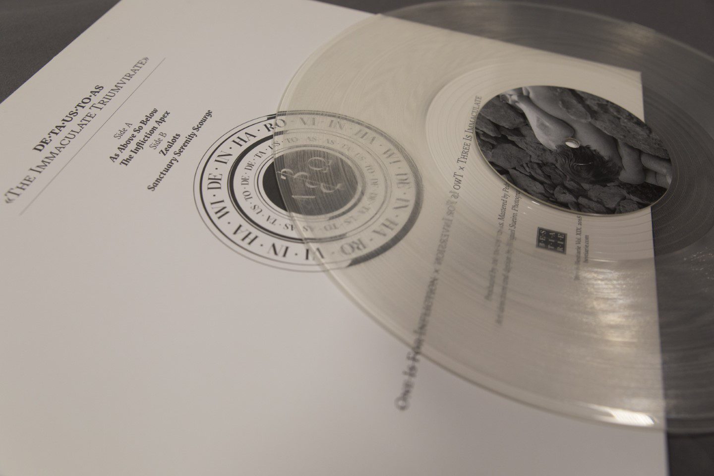 DE·TA·US·TO·AS – The Immaculate Triumvirate - Vinilo 12”