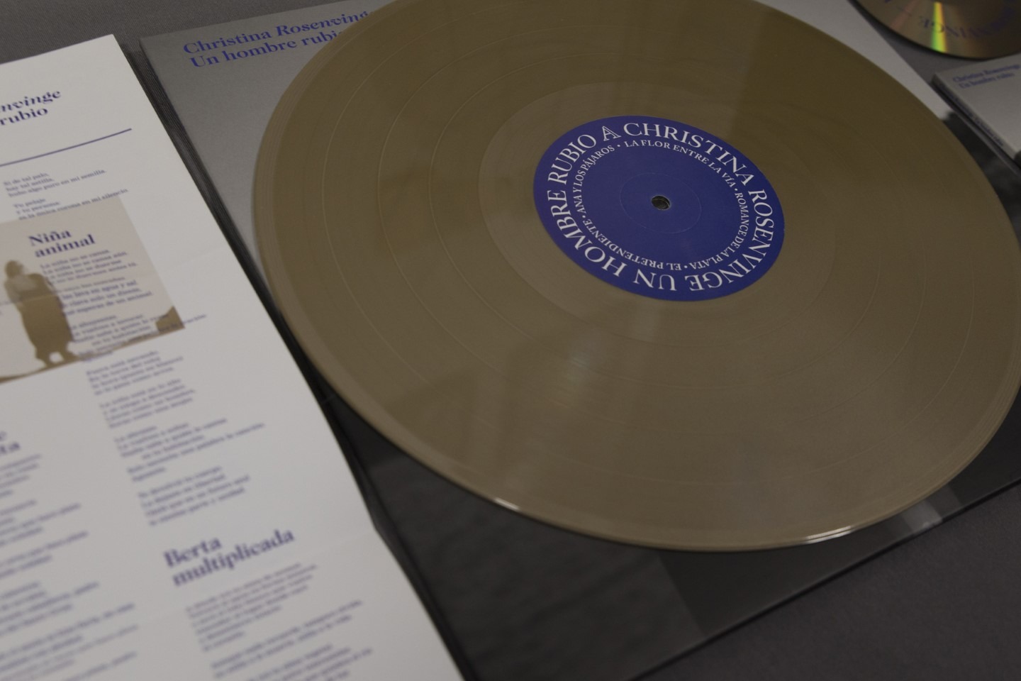 Christina Rosenvinge – Un Hombre Rubio - Vinilo 12”