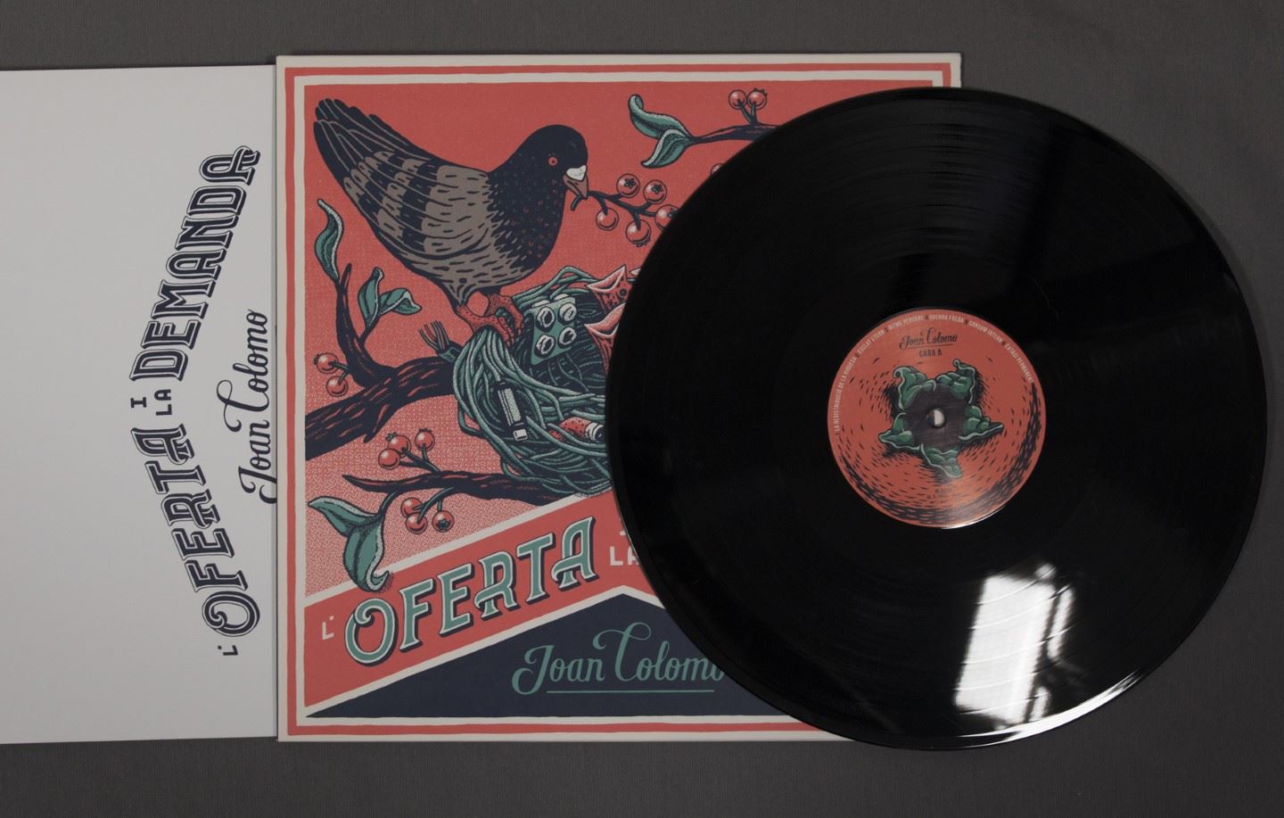 Joan Colomo – L'oferta i la demanda - Prensado de Vinilo 12” + fabricación de CD Digipack