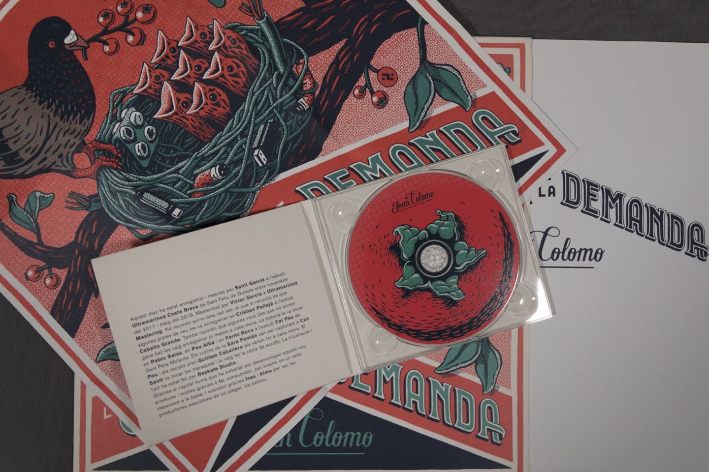 Joan Colomo – L'oferta i la demanda - Prensado de Vinilo 12” + fabricación de CD Digipack