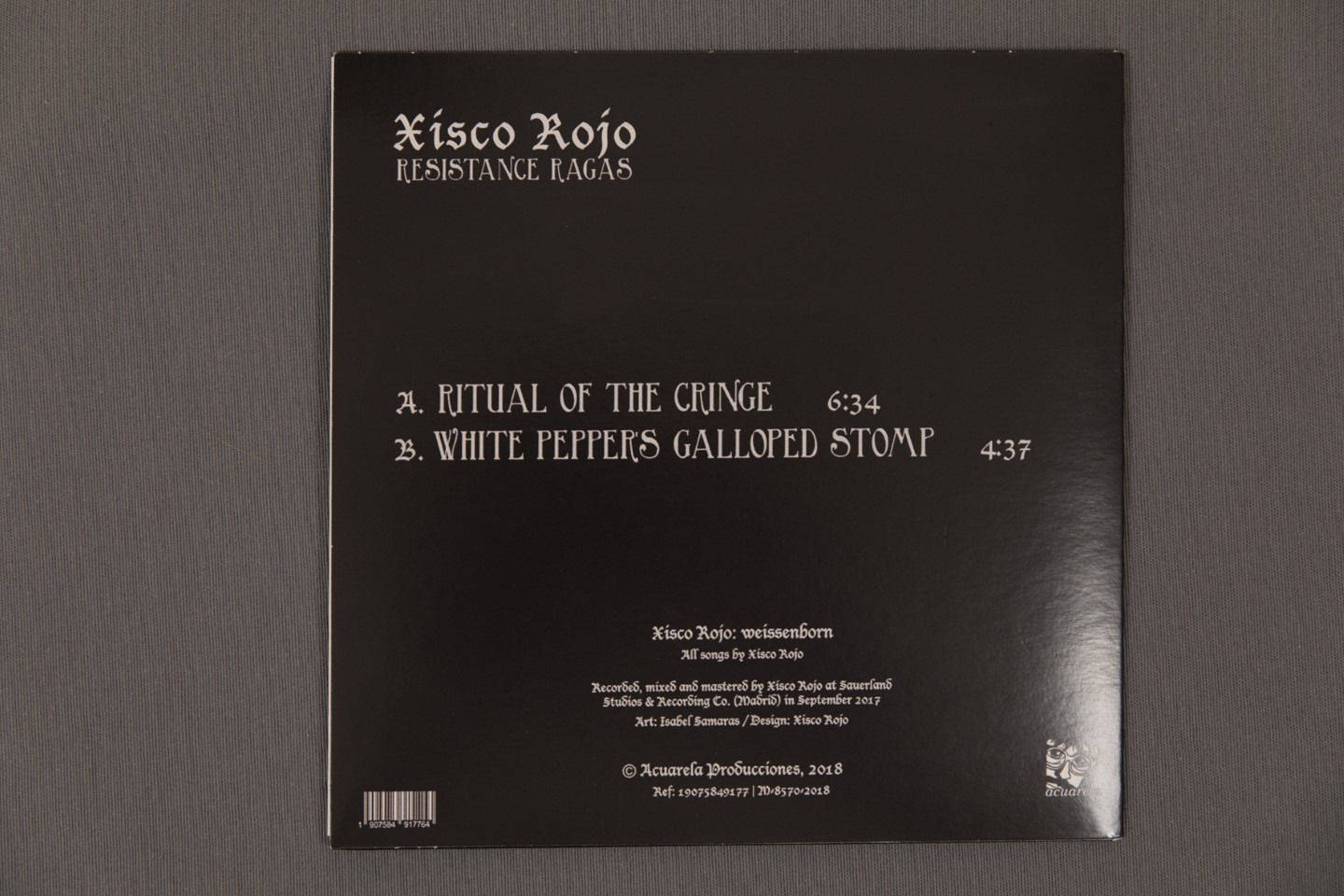 Xisco rojo | prensado vinilo | wolfpack iberia